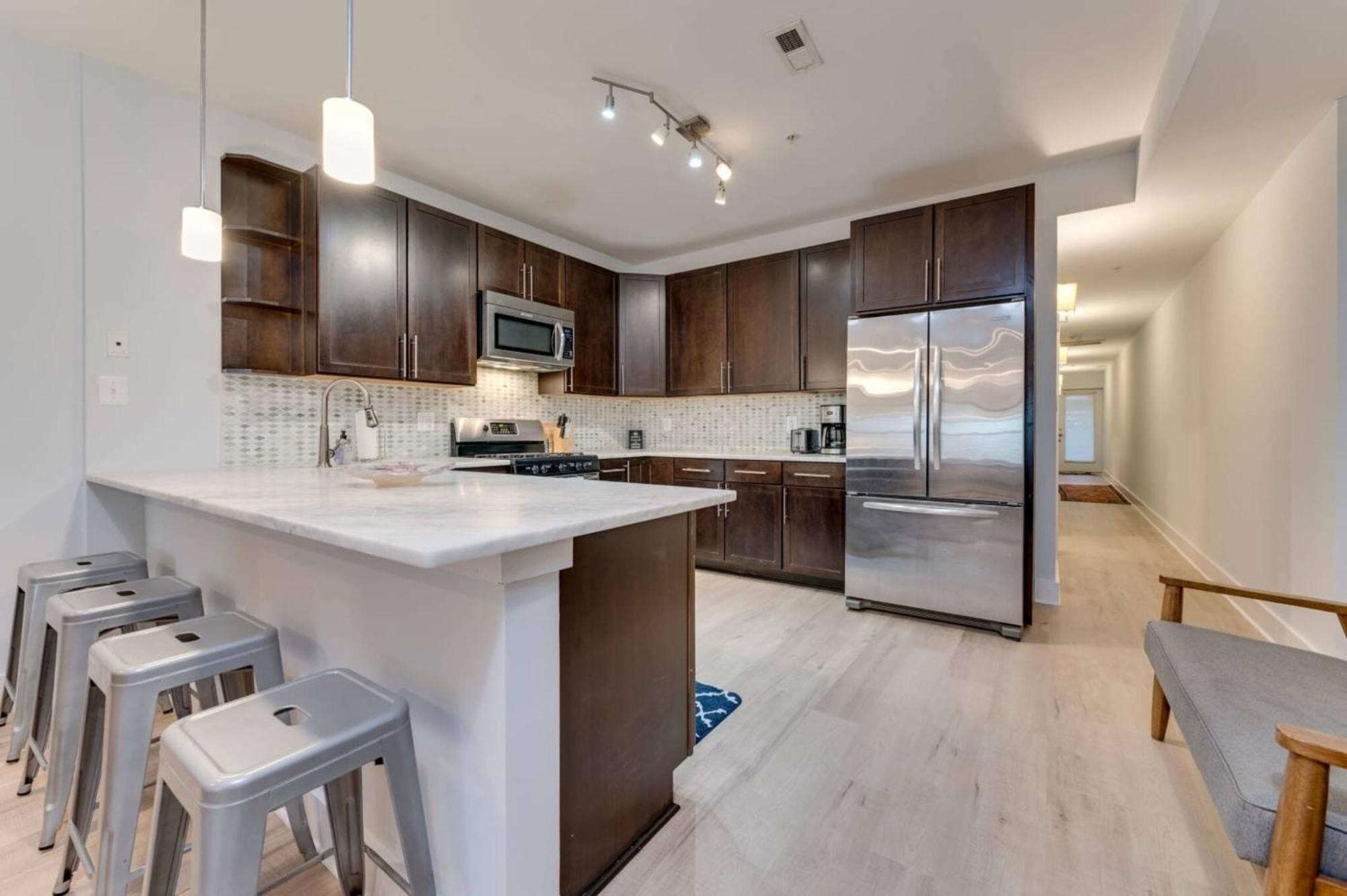 Ferienwohnung Luxe 2Bd2Ba Townhouse In Hip Area - Near Metro Washington Exterior foto